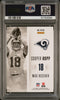 Graded 2017 Panini Contenders Cooper Kupp #RY26 ROY Contenders Rookie RC Football Card PSA 10 Gem Mint