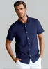 Buki Cinqo 'Single Shot' Short Sleeve Shirt - Blue Night by Buki