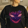 Sinister Smile Sweatshirt | Dark Aesthetic Horror Graphic Crewneck