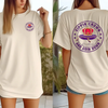 Sippin' Crown & Goin' D Funny Drinking Quote T-Shirt – Sarcastic 2-Sided Graphic Tee by Dog Mom Hat