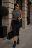 Straight Skinny Skirt by Buki