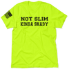 Slim Shady - Safety Yellow T-Shirt by Armed American Supply