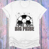 Small Town Big Pride Soccer Graphic Tee by Anchored Grace Boutique