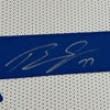 Framed Autographed/Signed Tyron Smith 35x39 Dallas White Football Jersey JSA COA
