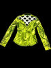 Smokin' Spades Western Pearl Snap Girls Rodeo Shirt by Neon Spur