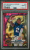 Graded 2024 Topps Bowman U Chrome DJ Lagway #63 Pink Lava Rookie RC Football Card PSA 10 Gem Mint by Hall of Fame Sports Memorabilia