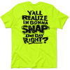 Snap - Safety Yellow T-Shirt by Armed American Supply