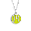 Softball Dangle Cross Necklace
