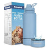 Dog + Human Water Bottle with Detachable Dog Bowl by Rubyloo