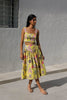 SOTAVENTO TOP IN BOTANICA YELLOW PRINT by No Pise La Grama Web