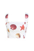 SOTAVENTO TOP IN CONCHITAS IN WHITE PRINT by No Pise La Grama Web