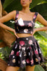 SOTAVENTO TOP IN CONCHITAS IN BLACK PRINT by No Pise La Grama Web