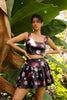 SOTAVENTO TOP IN CONCHITAS IN BLACK PRINT by No Pise La Grama Web