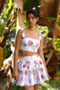 SOTAVENTO TOP IN CONCHITAS IN WHITE PRINT by No Pise La Grama Web