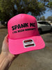 Spank Me Ive Been Naughty Trucker Hat by Luckless Outfitters