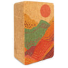 Spirit Rising Cork Yoga Block by Yoloha Yoga