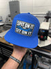 Spit On It and Sit On It | 7 Panel Canvas Patch Snapback by Luckless Outfitters