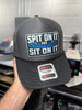 Spit On It and Sit On It Foam Trucker Hat by Luckless Outfitters