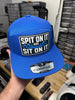 Spit On It and Sit On It | 7 Panel Canvas Patch Snapback by Luckless Outfitters