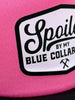 Spoiled By My Blue Collar Man Trucker Hat by Luckless Outfitters