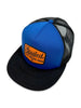 Spoiled By My Blue Collar Man Trucker Hat by Luckless Outfitters