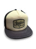 Spoiled By My Blue Collar Man Trucker Hat by Luckless Outfitters