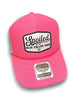 Spoiled By My Blue Collar Man Trucker Hat by Luckless Outfitters