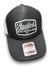 Spoiled By My Blue Collar Man Trucker Hat by Luckless Outfitters