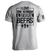 I Love One Woman & Several Beers by Shield Republic