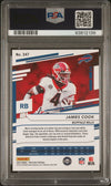 Graded 2022 Panini Prestige James Cook #347 Diamind Xtra Points Rookie RC Football Card PSA 10 Gem Mint