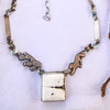 White Buffalo Necklace with Fox and Cactus | Stand Collection by mend metalworks