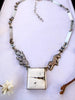 White Buffalo Necklace with Fox and Cactus | Stand Collection by mend metalworks