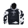 Stars & Bars Heavy Fleece Raglan Hoodie by Luckless Outfitters