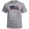 USA Flag Lettering (Front) by Shield Republic