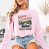 Stupid Canadian Wolf Bird Comfort Colors Long Sleeve – Hockey Romance BookTok Shirt by Adorb Custom Tees