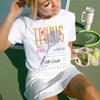 Tennis Championship Front T Shirt by Hey Jude Graphic Tees