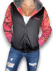 SUN KISSED CAMO HEAVY ZIP FLEECE HOODIE by Luckless Outfitters