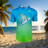 Surfin' Turfs Baseball HyperMAX Short Sleeve Hoodie by Seamhead Swag
