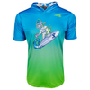 Surfin' Turfs Baseball HyperMAX Short Sleeve Hoodie by Seamhead Swag
