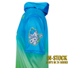 Surfin' Turfs Baseball HyperMAX Short Sleeve Hoodie by Seamhead Swag