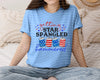 Getting Star Spangled Hammered Graphic Tee by Anchored Grace Boutique