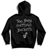 Too Busy Getting Buckets - Hoodie - Black by Bigger Than Basketball