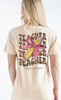 TEACHER - NATURAL - Short Sleeve Tee - #SIMPLYSOUTHERN by DoodleBug's