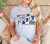Football Icons Graphic Tee by Anchored Grace Boutique