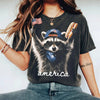 America Raccoon Graphic Tee by Anchored Grace Boutique