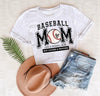 Baseball Mom Louder and Prouder Graphic Tee by Anchored Grace Boutique