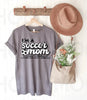 I'm a Soccer Mom Graphic Tee by Anchored Grace Boutique