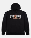 THRASHER X TOY MACHINE "PYRAMID" HOODED SWEATSHIRT