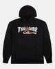 THRASHER X TOY MACHINE "PYRAMID" HOODED SWEATSHIRT