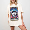 The Siberian Husky Dog Shirt by EnjoyMyDesign LLC